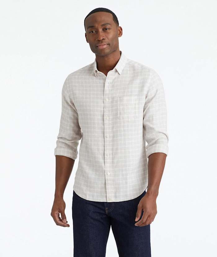 untuckit wrinkle-resistant linen noval shirt
